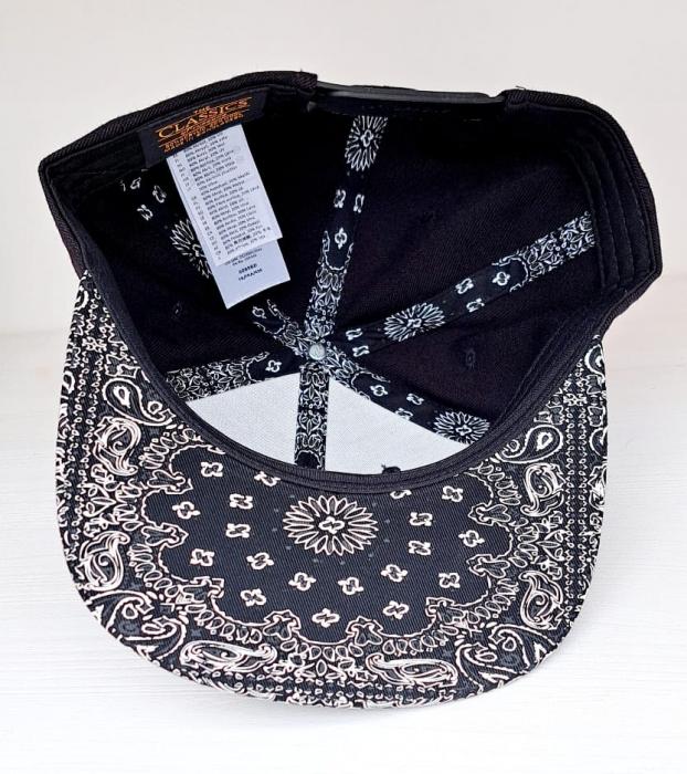 Preview: Swift Rock Bandana Snapback Logo Cap Black
